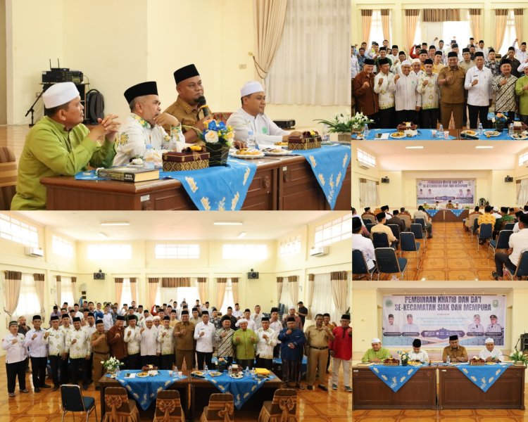 Wabup Siak Tekankan Peran Khatib dan Da’i Sebagai Teladan Persatuan Umat