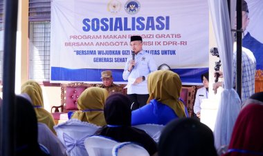Edukasi Masyarakat Tentang Pola Makan Hidup Sehat, Program Makan Bergizi Gratis di Sosialisasikan di Desa Binuang, Kampar.