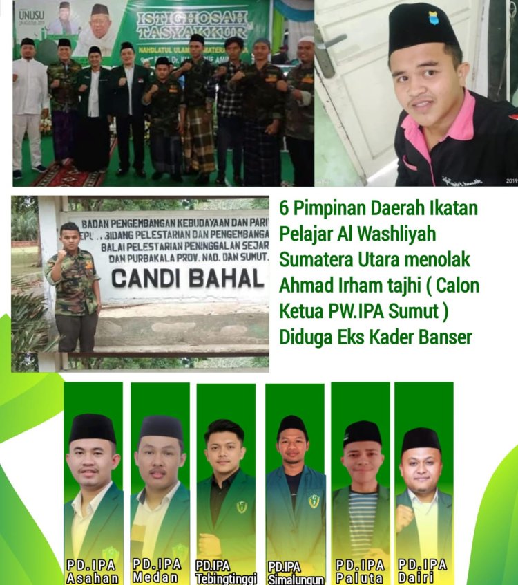 Ketua PD IPA se-Sumut Tolak Ahmad Irham Tajhi Jadi Ketua PW IPA