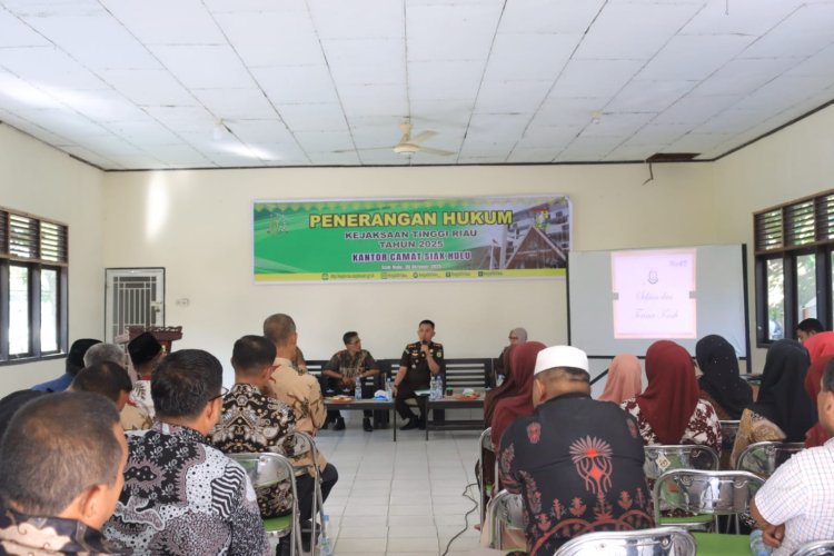 Gelar Program Pembinaan Masyarakat Taat Hukum ke Desa-Desa, Upaya Kejati Riau Cegah Perilaku Korupsi