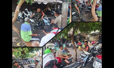 Babinsa Danukusuman Bangun Kedekatan Humanis dengan Warga Surakarta