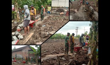 Babinsa & Warga Sembungan Bangun Koperasi Merah Putih