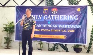 Family Gathering Polda Sumut dan Wartawan Perkuat Kemitraan