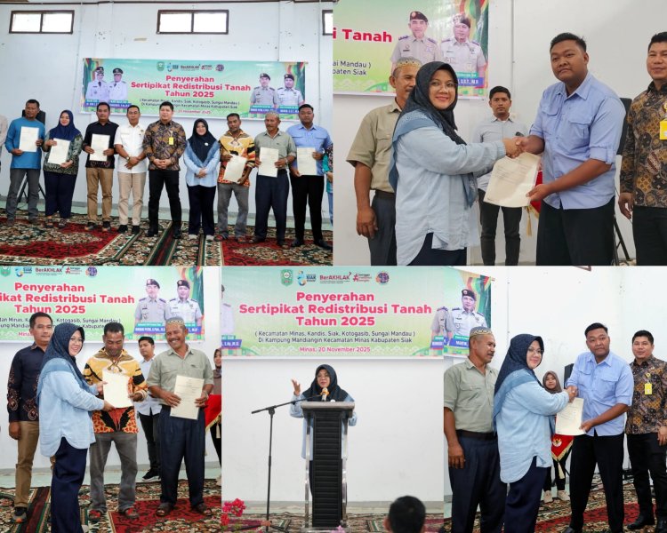 Perdana di Riau, Lahan Sawit Rakyat Resmi Dilepaskan dari Kawasan