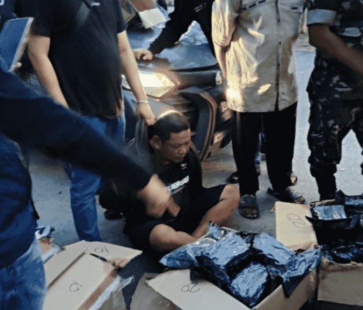 Mantan Sopir Ambulans Dibekuk Polisi Bawa 80 Kg Sabu di Rohil