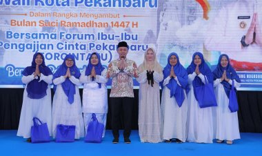 Wali Kota Pekanbaru Silaturahmi Forcintaku Sambut Ramadan 1447 H