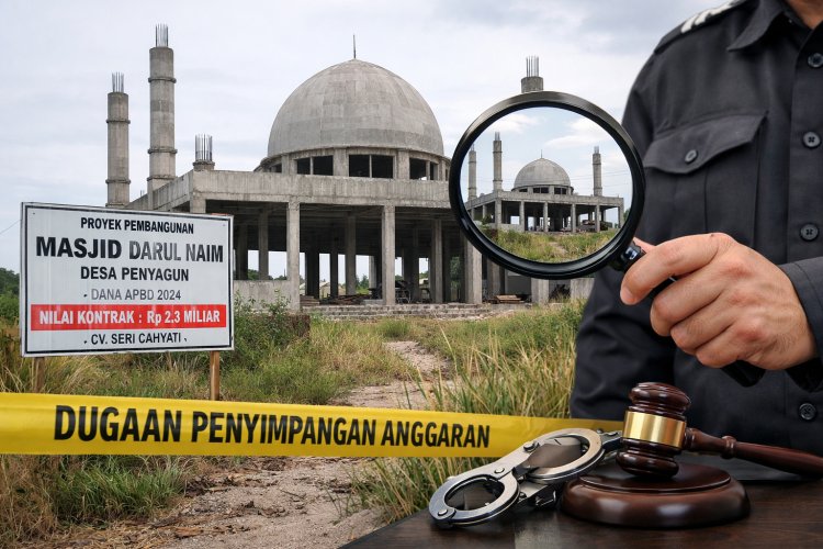 Masjid Rp2,3 Miliar di Meranti Tak Bisa Dipakai, Dugaan Penyimpangan Mencuat