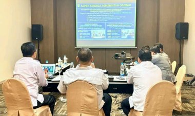 Bupati Dairi Dan Wakil Bupati Ikuti Zoom Penilaian Kinerja, Vikner : Paparkan Strategi Tekan Pengangguran