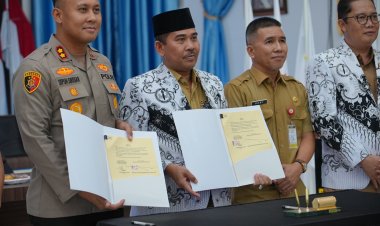 MoU Polres Siak–PGRI: Perlindungan Hukum Guru Diperkuat
