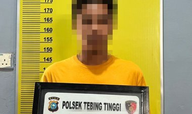Polsek Tebing Tinggi Sikat Pengedar Sabu 18,87 Gram