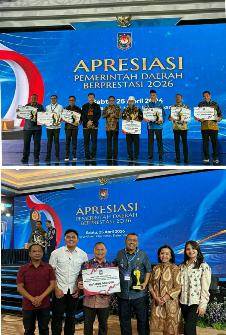 Kabupaten Dairi, Menerima Penghargan Prestasi Juara III, Kategori Penurunan Tingkat Pengangguran