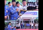 Apel Hardiknas 2026 Bengkalis, Wabup Bagus Santoso Serahkan Penghargaan Insan Pendidikan