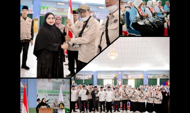 Bupati Kasmarni Lepas 396 Jemaah Haji Bengkalis ke Tanah Suci
