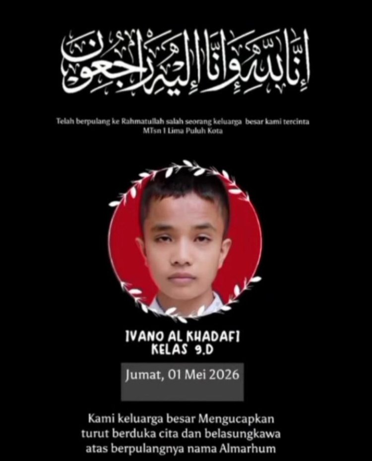 Truk Darurat Dihadang Kijang Super di Mungka, Remaja 15 Tahun Meninggal