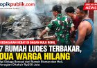 Kebakaran Subuh di Bagan Hulu Bangko Rohil Hanguskan 7 Rumah, Kerugian Capai Rp250 Juta