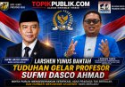 Larshen Yunus Bantah Tuduhan Gelar Profesor Sufmi Dasco Ahmad