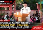 Pacu Jalur Inuman 2026 Resmi Dibuka Bupati Suhardiman