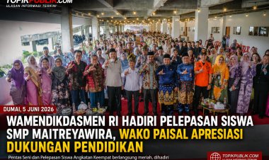 Hadiri Pelepasan Siswa SMP Maitreyawira, Wamendikdasmen RI Dukung Kemajuan Pendidikan Dumai