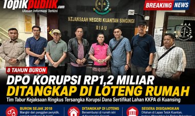 Akhir Pelarian DPO Korupsi Rp1,2 Miliar, Ditangkap di Atas Loteng