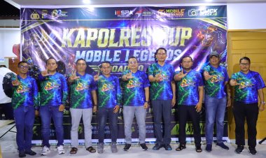 42 Tim Berlaga, Kapolres Cup Mobile Legends Resmi Dibuka Polres Kep. Meranti