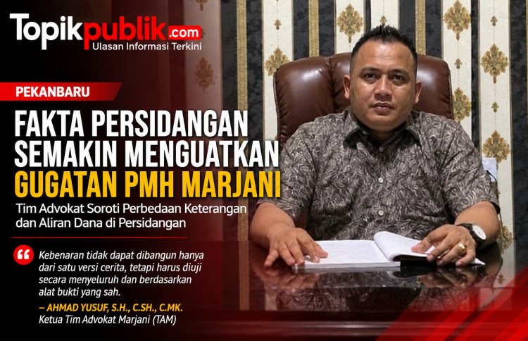 Marjani Bantah Terima Uang dan Hadir di Rumah Dinas, Tim Kuasa Hukum Soroti Fakta Persidangan