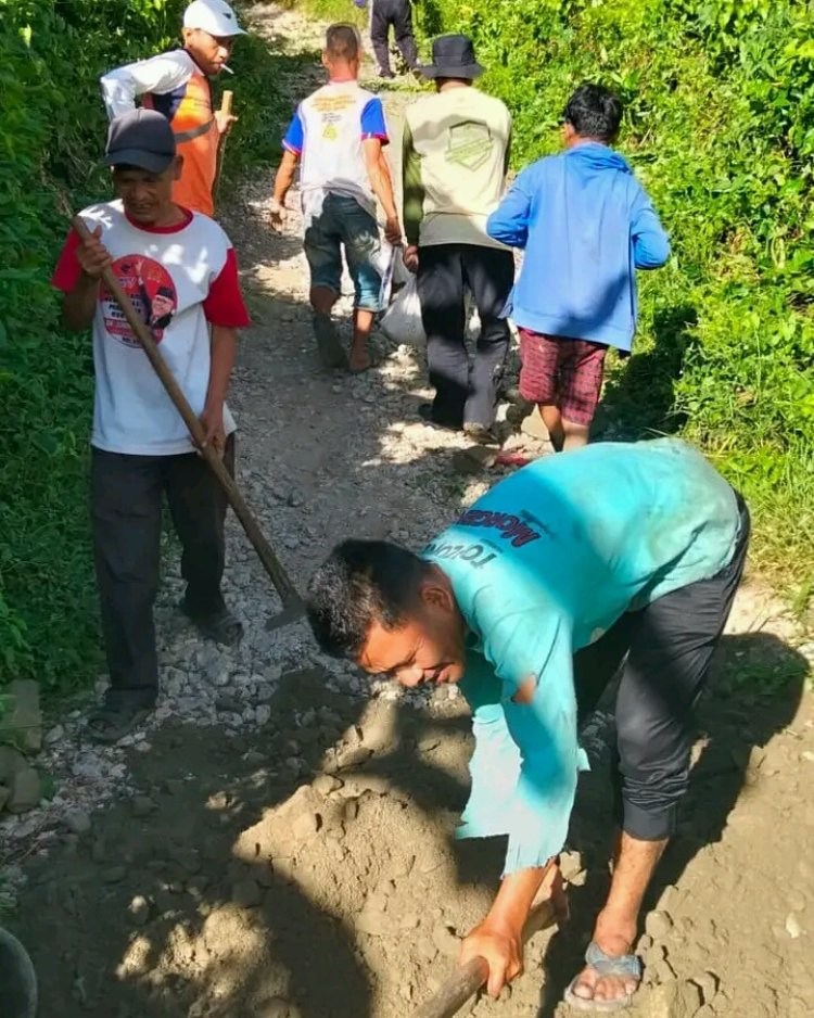 Kecamatan Siempat Nempu Hulu, Beserta Masyarakat Mengadakan Gotong Royong Massal