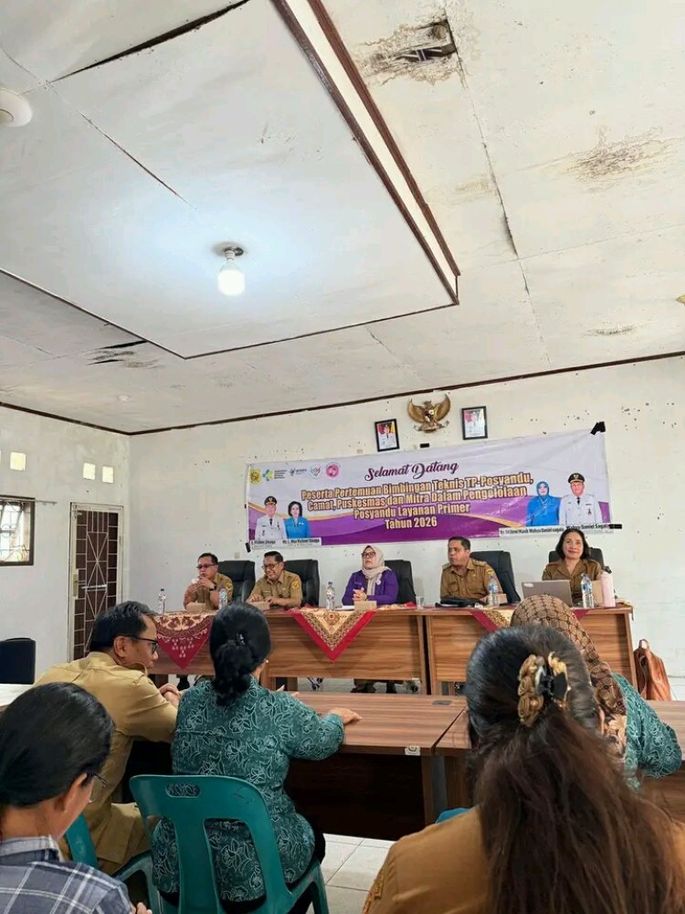 Ketua TP Posyandu Dairi,  Rita Puspita Vickner Sinaga Hadiri Bimtek TP Posyandu Di Kecamatan Siempat Nempu Hulu