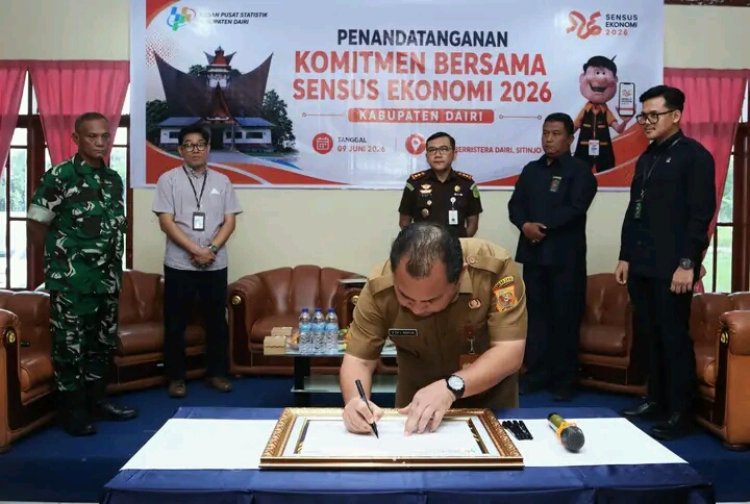 Sensus Ekonomi 2026 Gelombang III, Di Kabupaten Dairi Resmi Dibuka Oleh Bupati Dairi