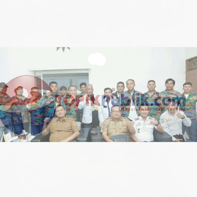 KSPSI Dan FSPTI Kabupaten Dairi Adakan Audensi Ke Pemkab Dairi, Bupati ; Kami berharap KSPSI dan FSPTI menjadi mitra baik bagi pemerintah
