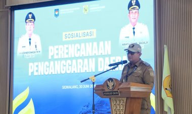 Wahyu Daniel Sagala, Buka Kegiatan Sosialisasi Perencanaan Penganggaran Daerah