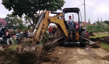 Pemerintah Dairi Bersama Warga Sumbul, Adakan Kegiatan Jatagena Serta Perbaiki Infrastruktur Desa 